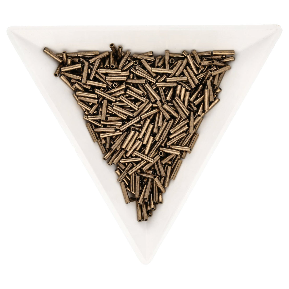 Slender Bugle 6 mm – Metallic Bronze - PerlineBeads
