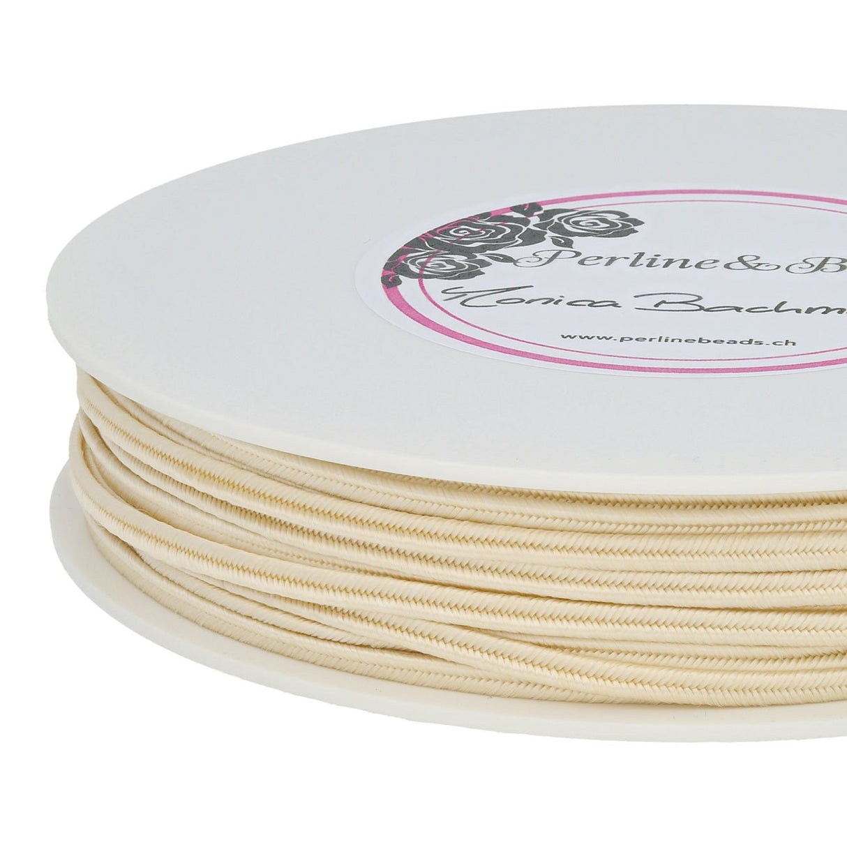 Soutache-Band (Pega) - 3 mm - Beige - PerlineBeads