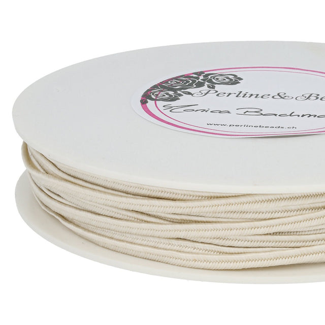 Soutache-Band (Pega) - 3 mm - Ivory - PerlineBeads