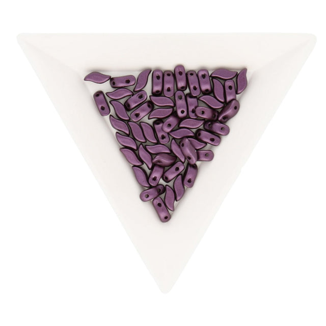 StormDuo - Alabaster Pastel Bordeaux - PerlineBeads