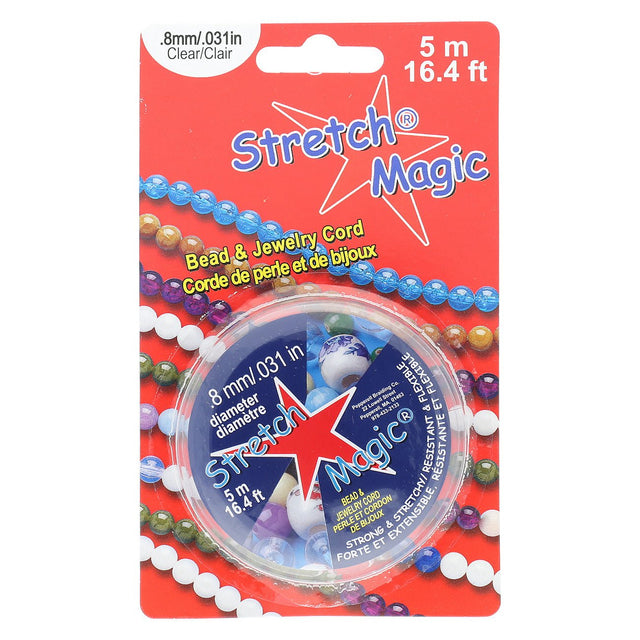 Stretch Magic 0.8 mm - Klar - PerlineBeads