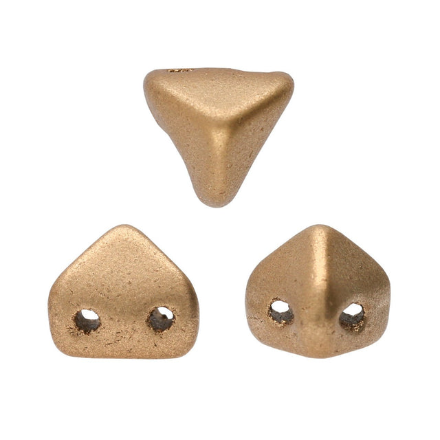 Super-Khéops® par Puca® - Light Gold Mat - PerlineBeads