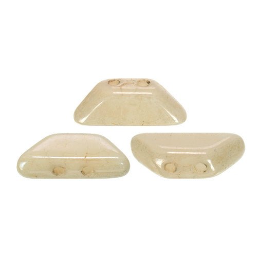 Tinos® par Puca® - Opaque Beige Ceramic Look - PerlineBeads