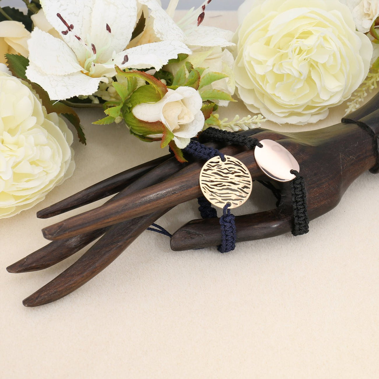 Verbindungselement oval gebogen 19 x 14 mm - Farbe Rose gold - PerlineBeads