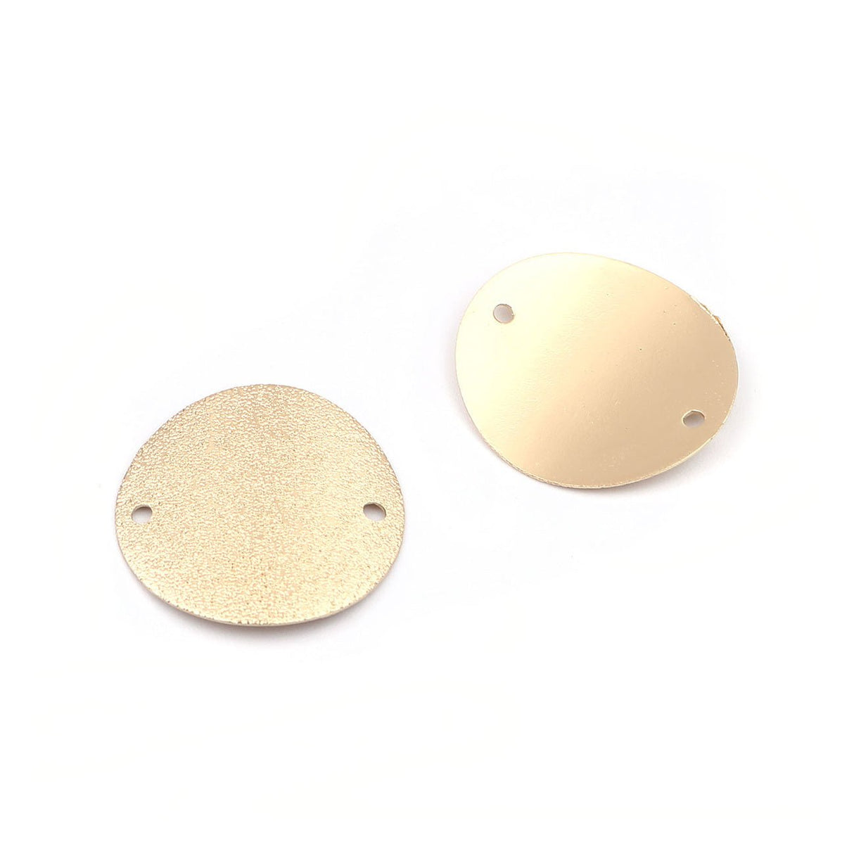 Verbindungselement rund “Sparkledust” 20 mm - Farbe gold - PerlineBeads