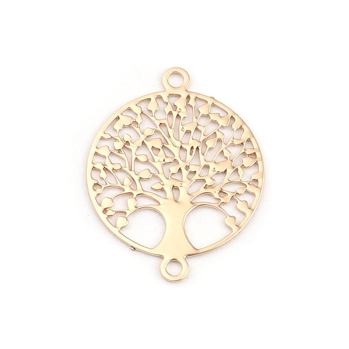 Verbindungselement “Tree of Life” 12 mm - Farbe gold - PerlineBeads