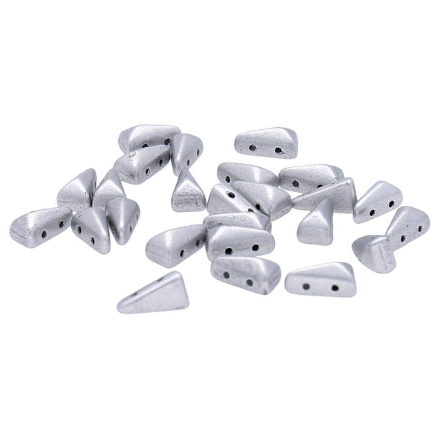 Vexolo 5x8 mm - Aluminium Silver - PerlineBeads