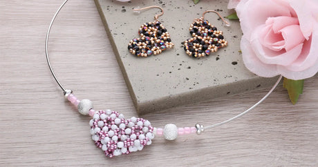 Anleitung für ein funkelndes Perlenherz