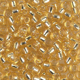 Perline Rocailles Miyuki 6/0 - Silverlined Light Gold 