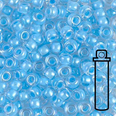 Rocailles-Perlen Miyuki 6/0 – Luminous Ocean Blue