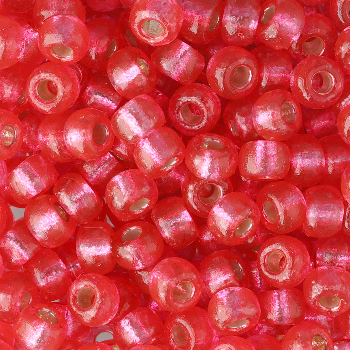 Perles de rocaille Miyuki 6/0 - Duracoat S/L Dyed Fuchsia
