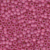 Perline Rocailles Miyuki 6/0 - Dyed Dark Pink S/L Alabaster