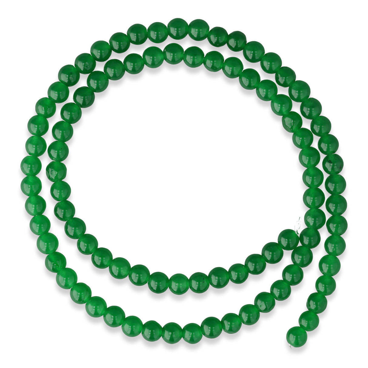 Perline di avventurina · rotonde · 4 mm · Verde