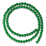 Perline di avventurina · rotonde · 4 mm · Verde