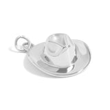 Breloque chapeau de cowboy • Acier inoxydable PVD • 20x17mm