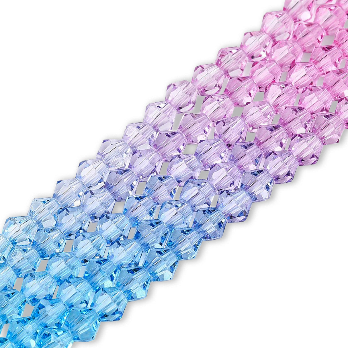 Toupies en verre ⋅ 6 mm ⋅ Cotton Candy