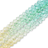 Doppelkegel aus Glas ⋅ 6 mm ⋅ Fresh Spring