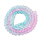 Toupies en verre ⋅ 6 mm ⋅ Pink Breeze
