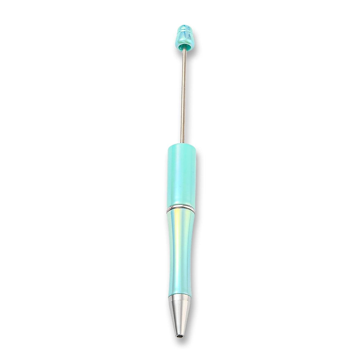 Stylo bille à perler • revêtement UV • Cyan • 150mm