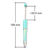 Stylo bille à perler • revêtement UV • Cyan • 150mm