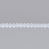 Rondelle di vetro sfaccettato 3x2 mm - Opale