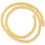 Perles de citrine · rondes · 4 mm
