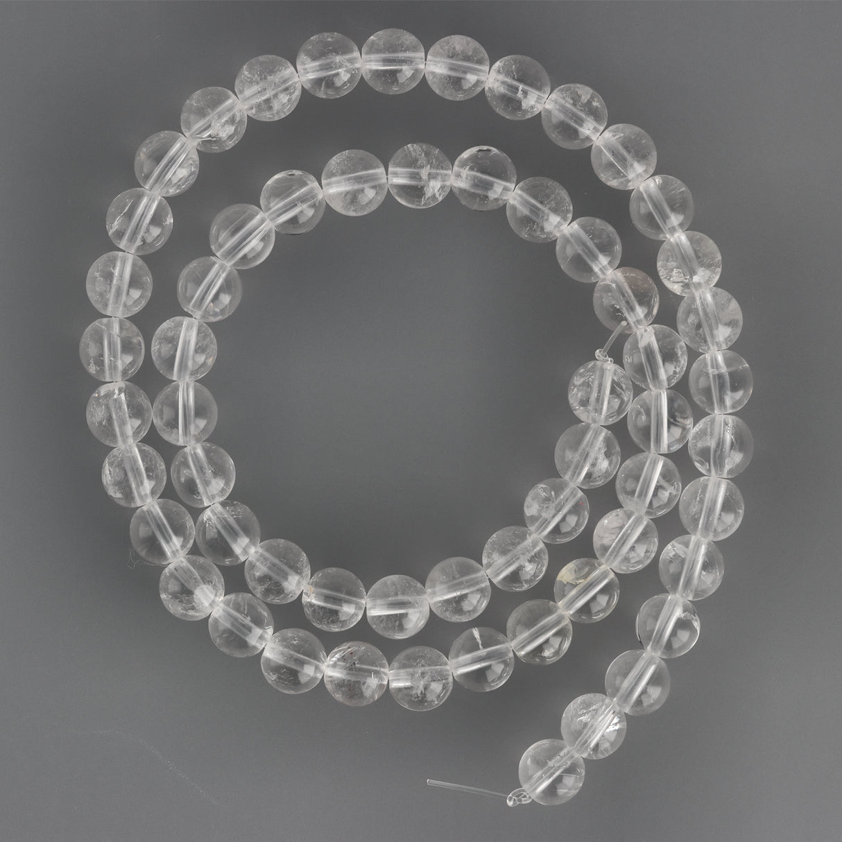 Perline di cristallo di rocca · rotonde · 6 mm