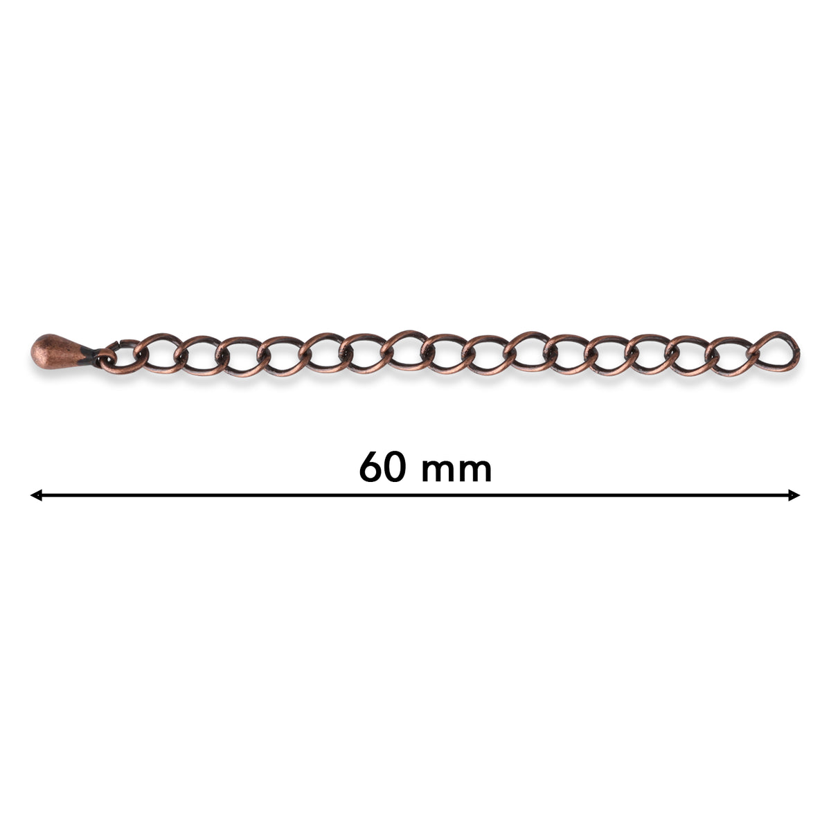 Kettenverlängerung 60 mm – Kupfer