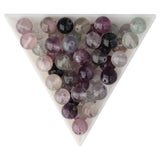 Fluorit Perlen lila · rund · 8 mm