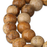 Picture Jasper Beads · round · 8 mm