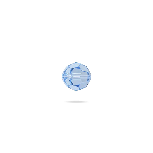 PRESTIGE 5000 Kristall, Classic runde Perle, 4 mm - Light Sapphire (6 Stk.)