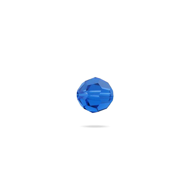 PRESTIGE 5000 Kristall, Classic runde Perle, 4 mm - Capri Blue (6 Stk.)