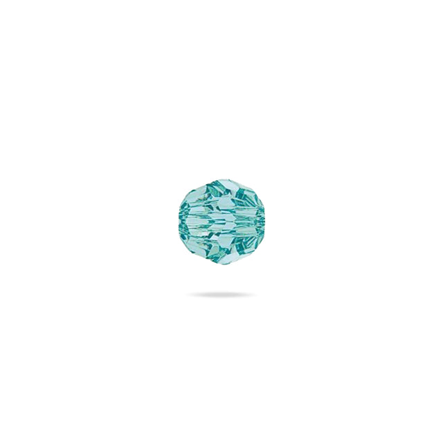 PRESTIGE 5000 Kristall, Classic runde Perle, 4 mm - Light Turquoise (6 Stk.)