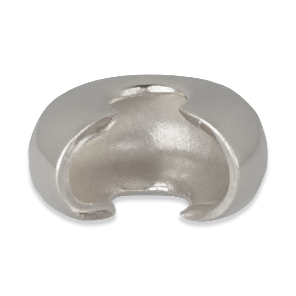 Cache perles à écraser 4 mm - Argenté