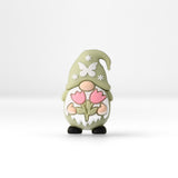 Perlina Focale Gnomo • Perlina in Silicone 3D con Farfalla e Tulipani