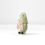 Perlina Focale Gnomo • Perlina in Silicone 3D con Farfalla e Tulipani