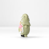Perlina Focale Gnomo • Perlina in Silicone 3D con Farfalla e Tulipani