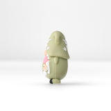 Perlina Focale Gnomo • Perlina in Silicone 3D con Farfalla e Tulipani
