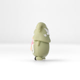 Perlina Focale Gnomo • Perlina in Silicone 3D con Farfalla e Tulipani