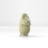 Perlina Focale Gnomo • Perlina in Silicone 3D con Farfalla e Tulipani
