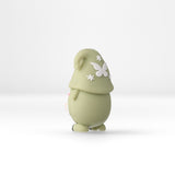 Perlina Focale Gnomo • Perlina in Silicone 3D con Farfalla e Tulipani