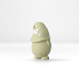 Perlina Focale Gnomo • Perlina in Silicone 3D con Farfalla e Tulipani