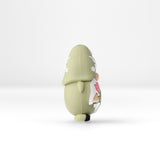 Perlina Focale Gnomo • Perlina in Silicone 3D con Farfalla e Tulipani