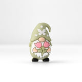 Perlina Focale Gnomo • Perlina in Silicone 3D con Farfalla e Tulipani