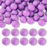 Silikon-Perle Rund • Violett, 15mm