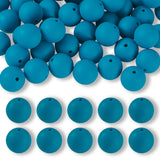 Silikon-Perle Rund • Cadet Blue, 15mm