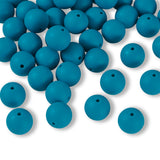 Silikon-Perle Rund • Cadet Blue, 15mm