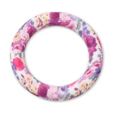 Silikon-Ring Blumenmuster • für Schlüsselanhänger & Taschencharms