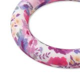 Silikon-Ring Blumenmuster • für Schlüsselanhänger & Taschencharms