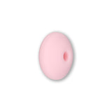 Perle en Silicone Rondelle • Pink, 12x6-7mm